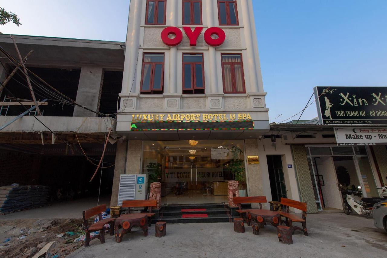 Oyo 383 Luxury Airport Hotel & Spa Hanoi Exterior photo